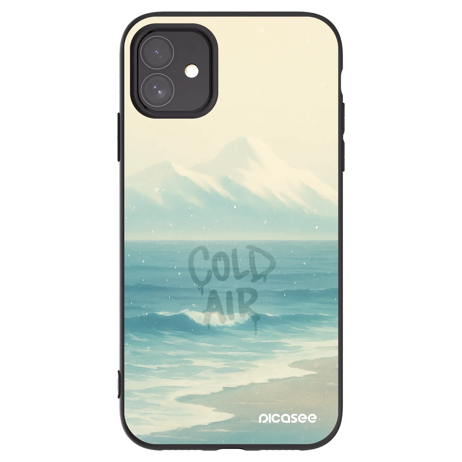 Picasee silikónový čierny obal pre Apple iPhone 11 - COLD AIR