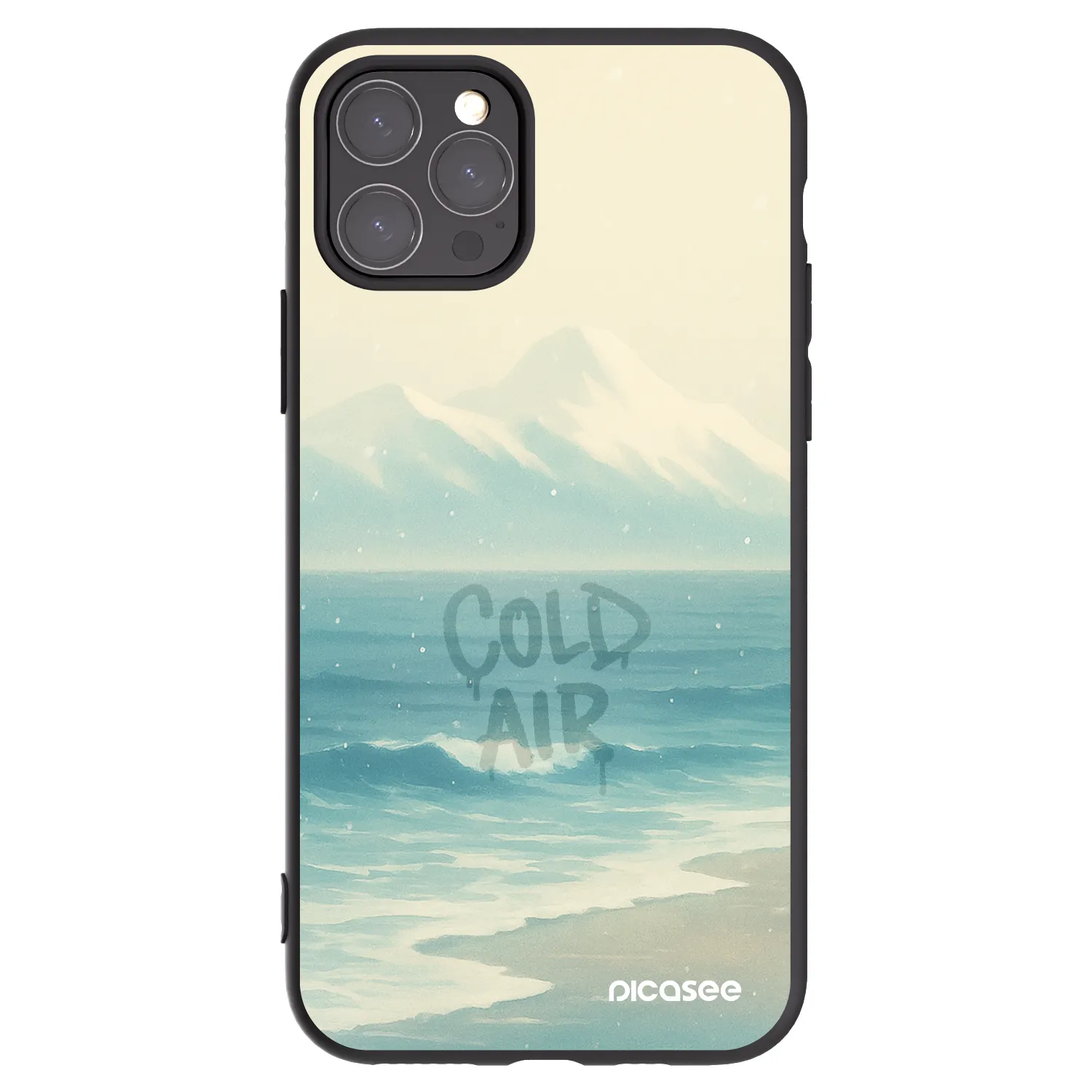 Picasee silikónový čierny obal pre Apple iPhone 11 Pro - COLD AIR