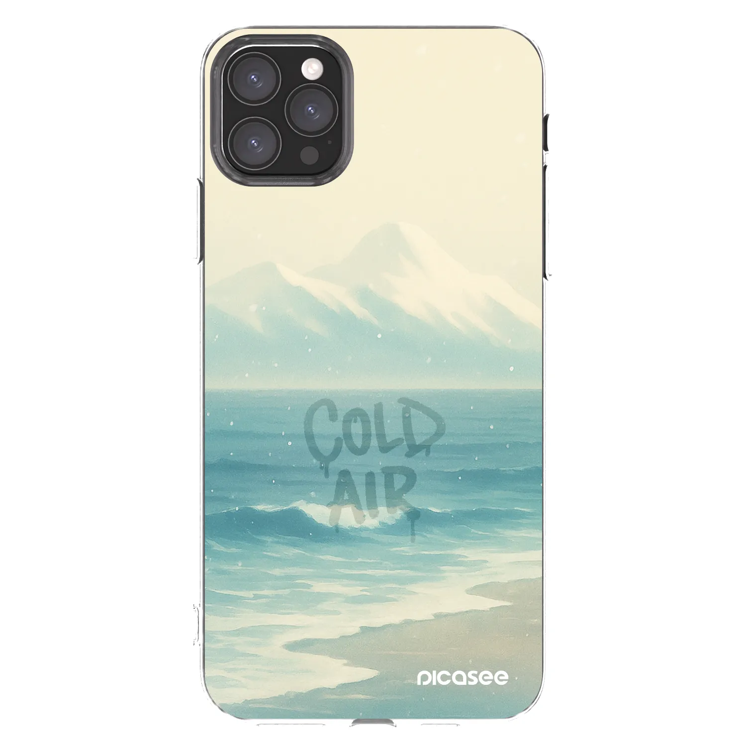 Picasee silikónový prehľadný obal pre Apple iPhone 11 Pro Max - COLD AIR