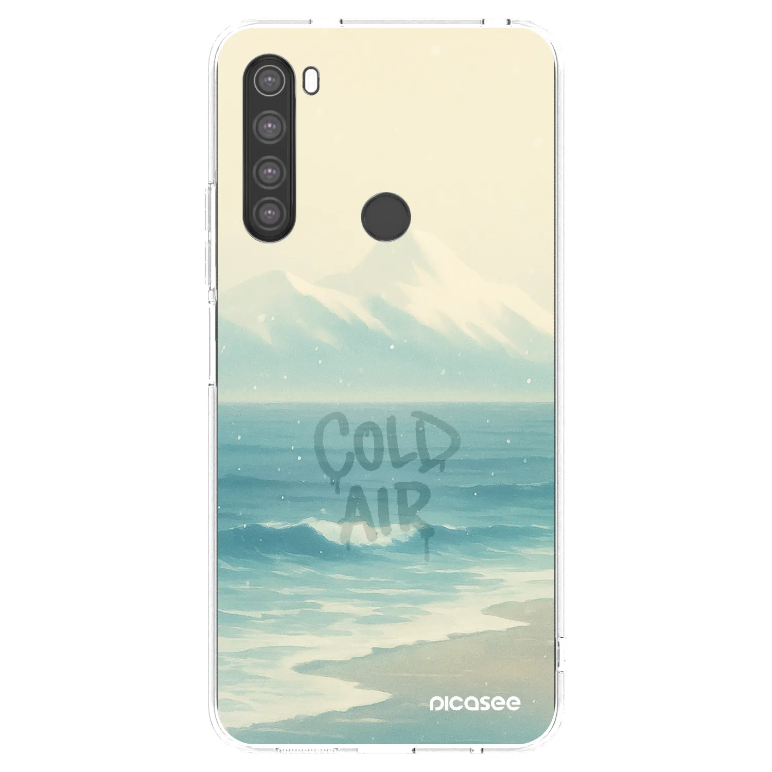 Picasee silikónový prehľadný obal pre Xiaomi Redmi Note 8 - COLD AIR
