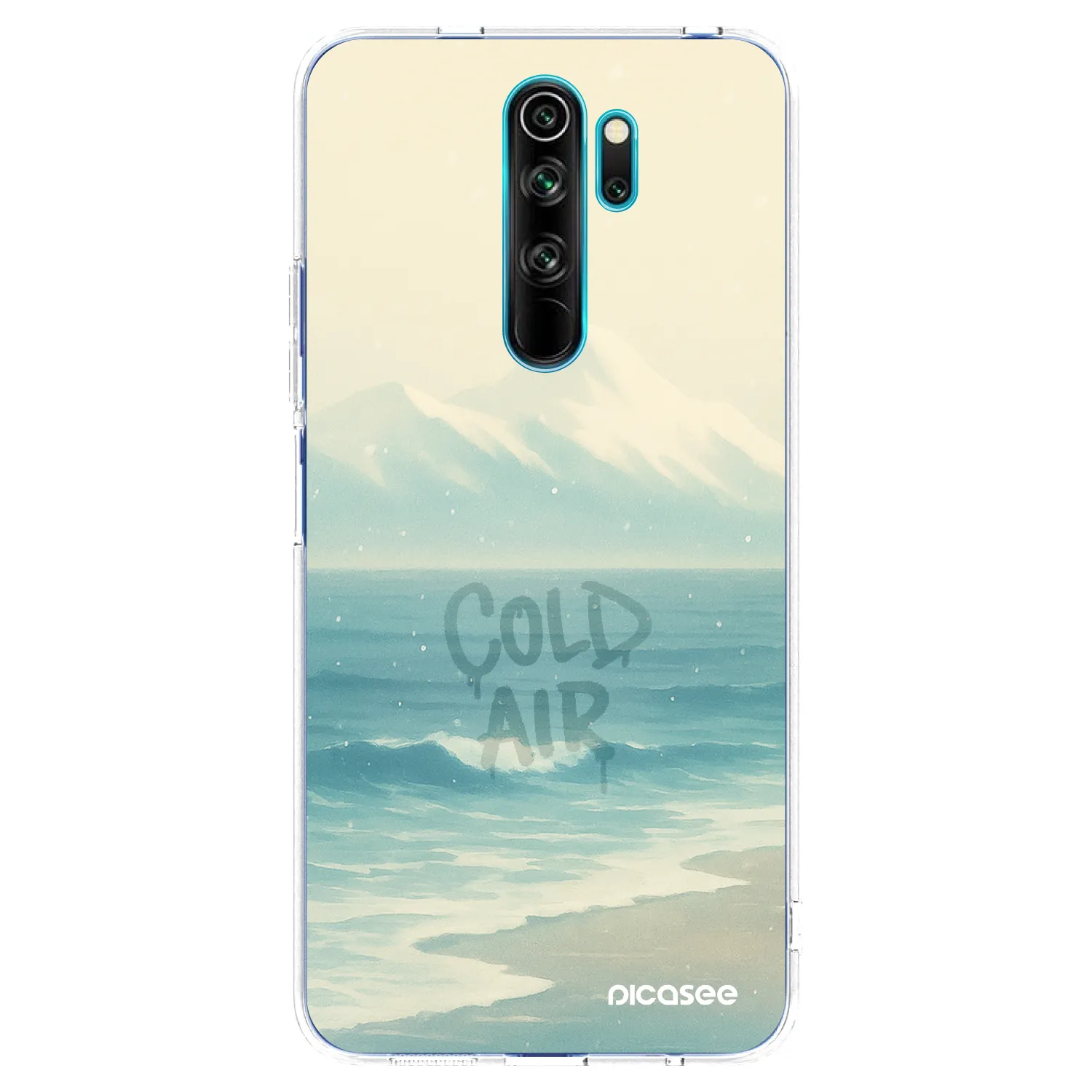 Picasee silikónový prehľadný obal pre Xiaomi Redmi Note 8 Pro - COLD AIR