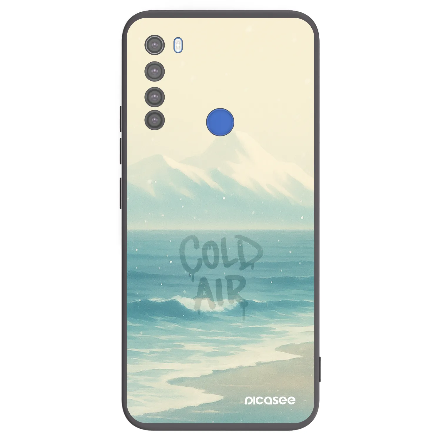 Picasee silikónový čierny obal pre Xiaomi Redmi Note 8T - COLD AIR