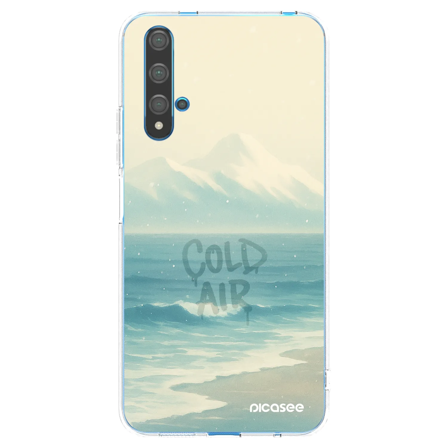 Picasee silikónový prehľadný obal pre Huawei Nova 5T - COLD AIR