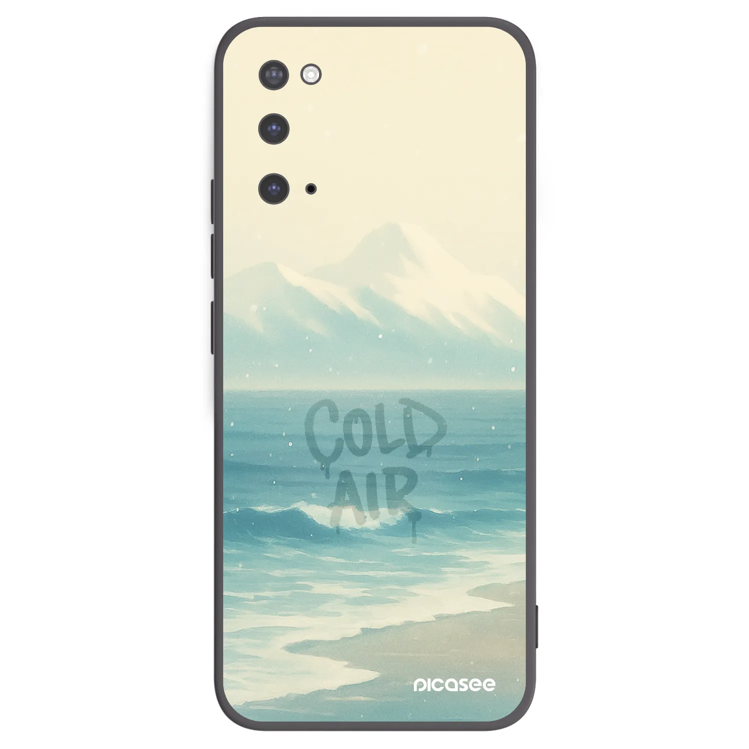 Picasee silikónový čierny obal pre Samsung Galaxy S20 G980F - COLD AIR