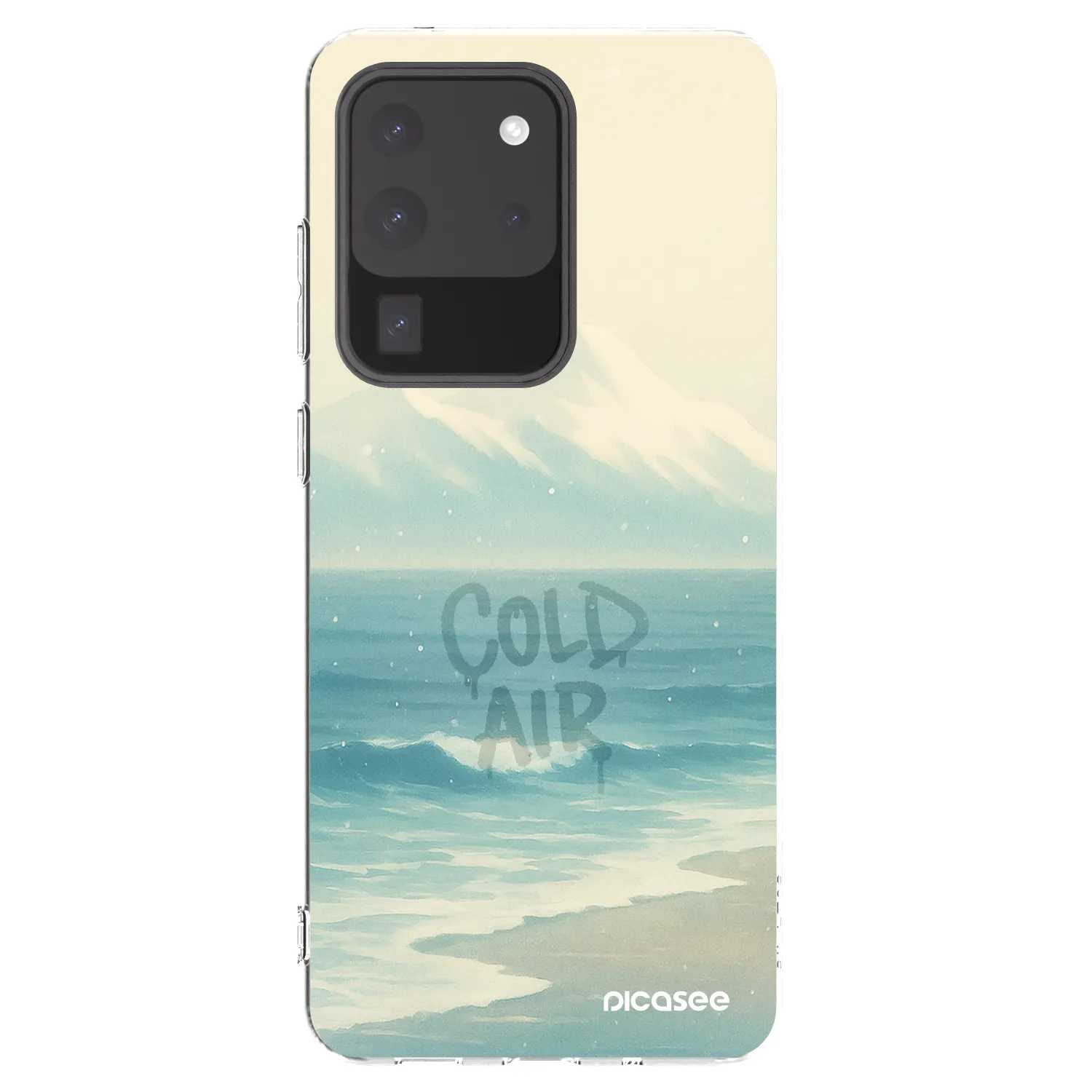 Picasee silikónový prehľadný obal pre Samsung Galaxy S20 Ultra 5G G988F - COLD AIR