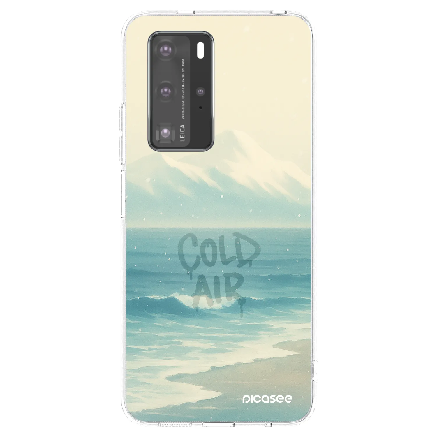 Picasee silikónový prehľadný obal pre Huawei P40 Pro - COLD AIR
