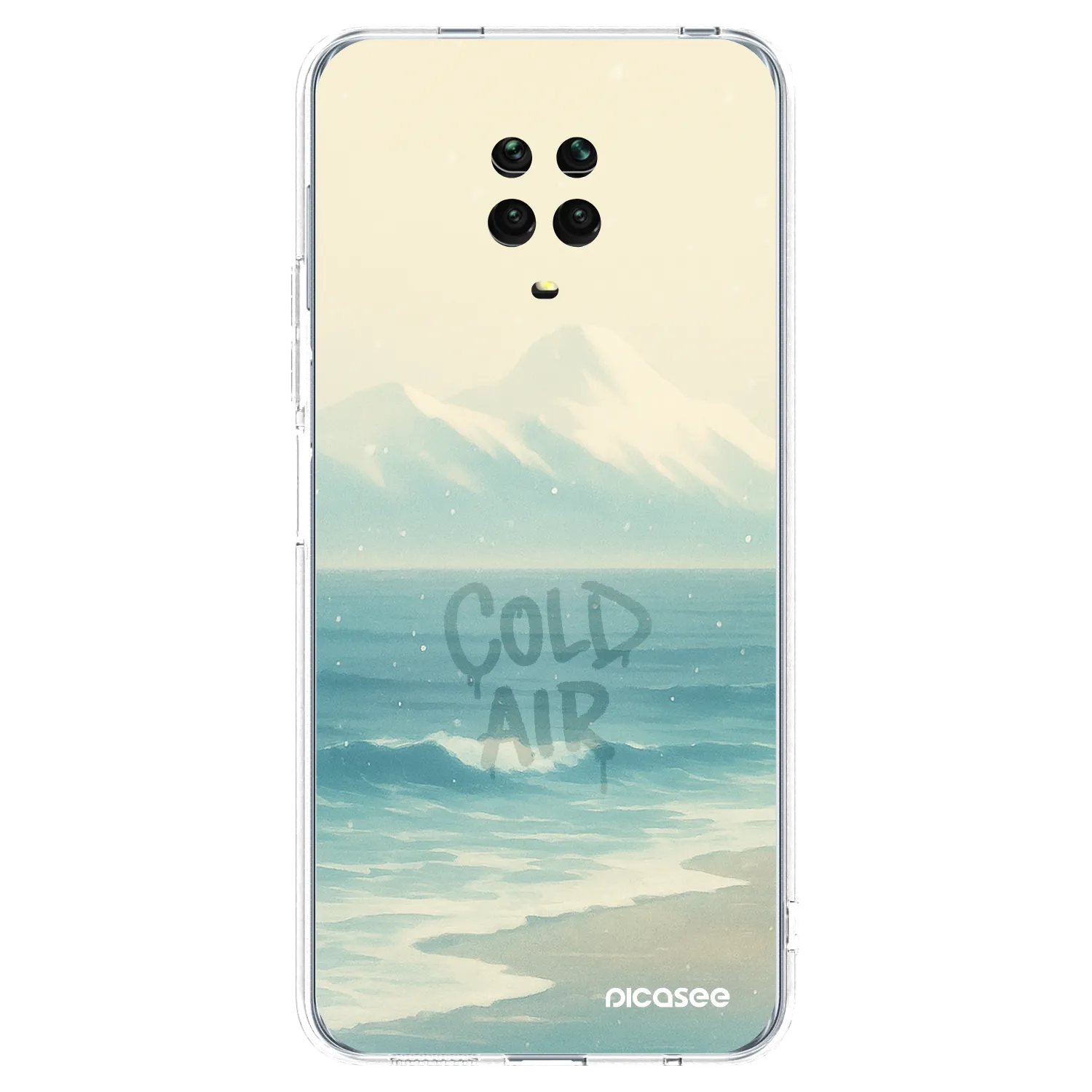 Picasee silikónový prehľadný obal pre Xiaomi Redmi Note 9S - COLD AIR
