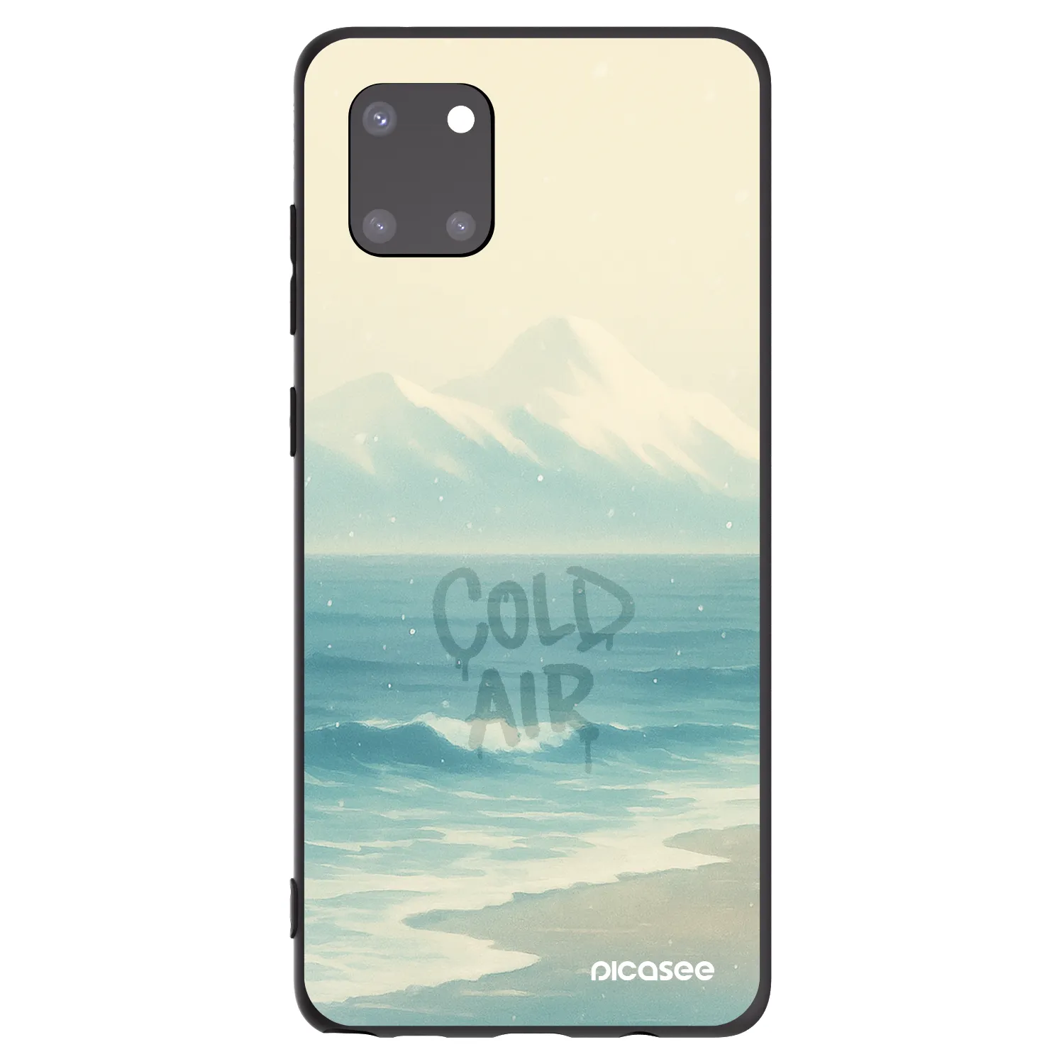 Picasee silikónový čierny obal pre Samsung Galaxy Note 10 Lite N770F - COLD AIR