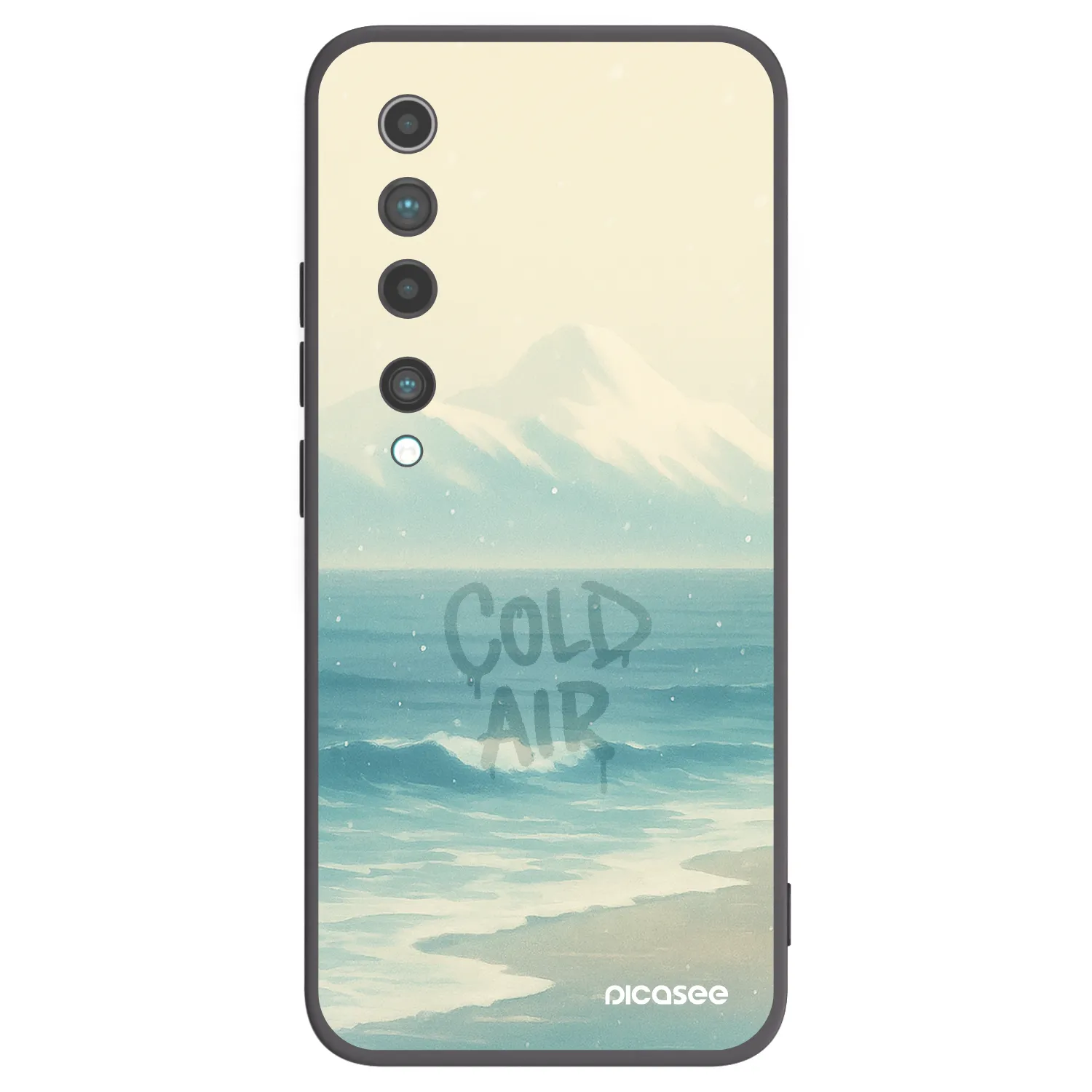 Picasee silikónový čierny obal pre Xiaomi Mi 10 - COLD AIR