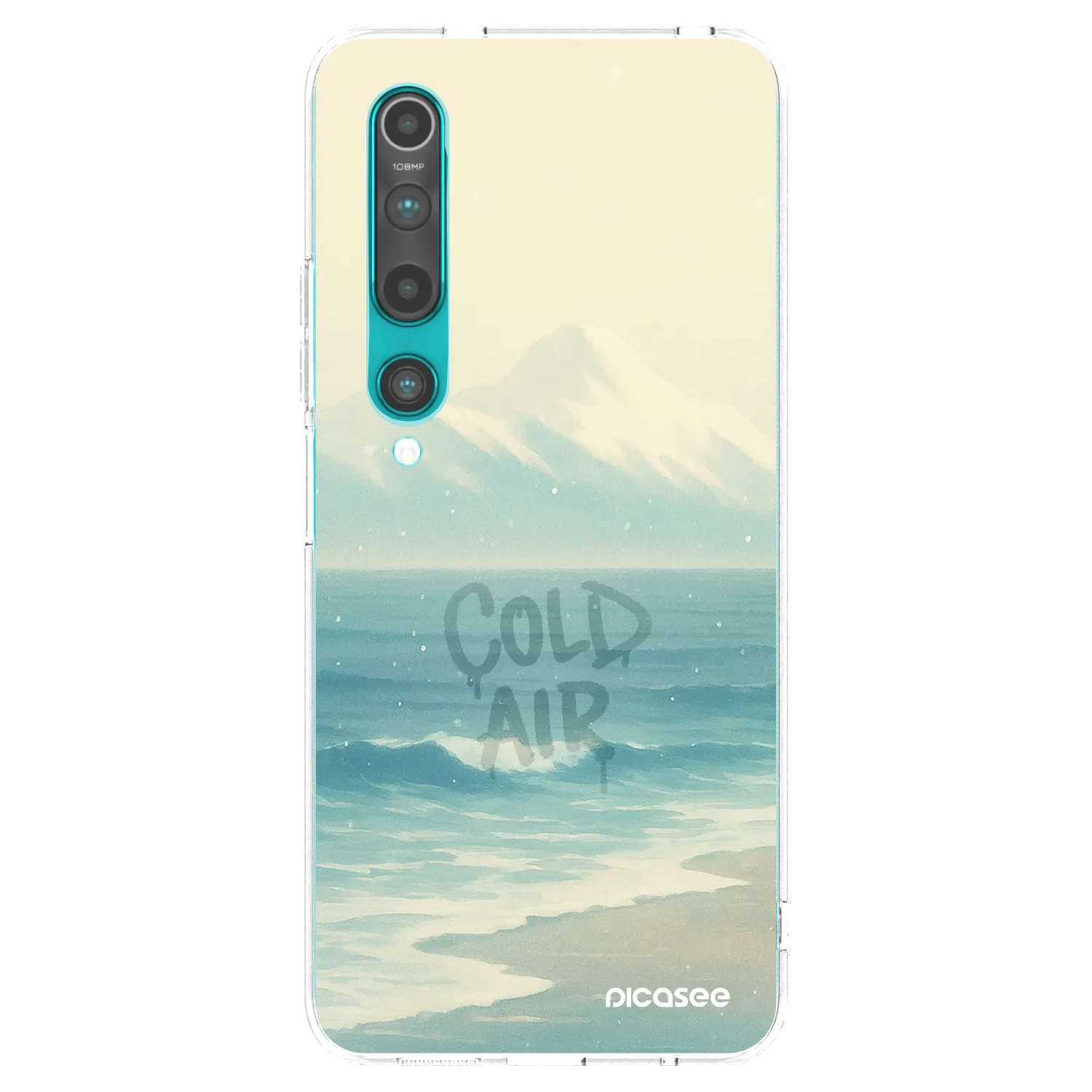 Picasee silikónový prehľadný obal pre Xiaomi Mi 10 - COLD AIR