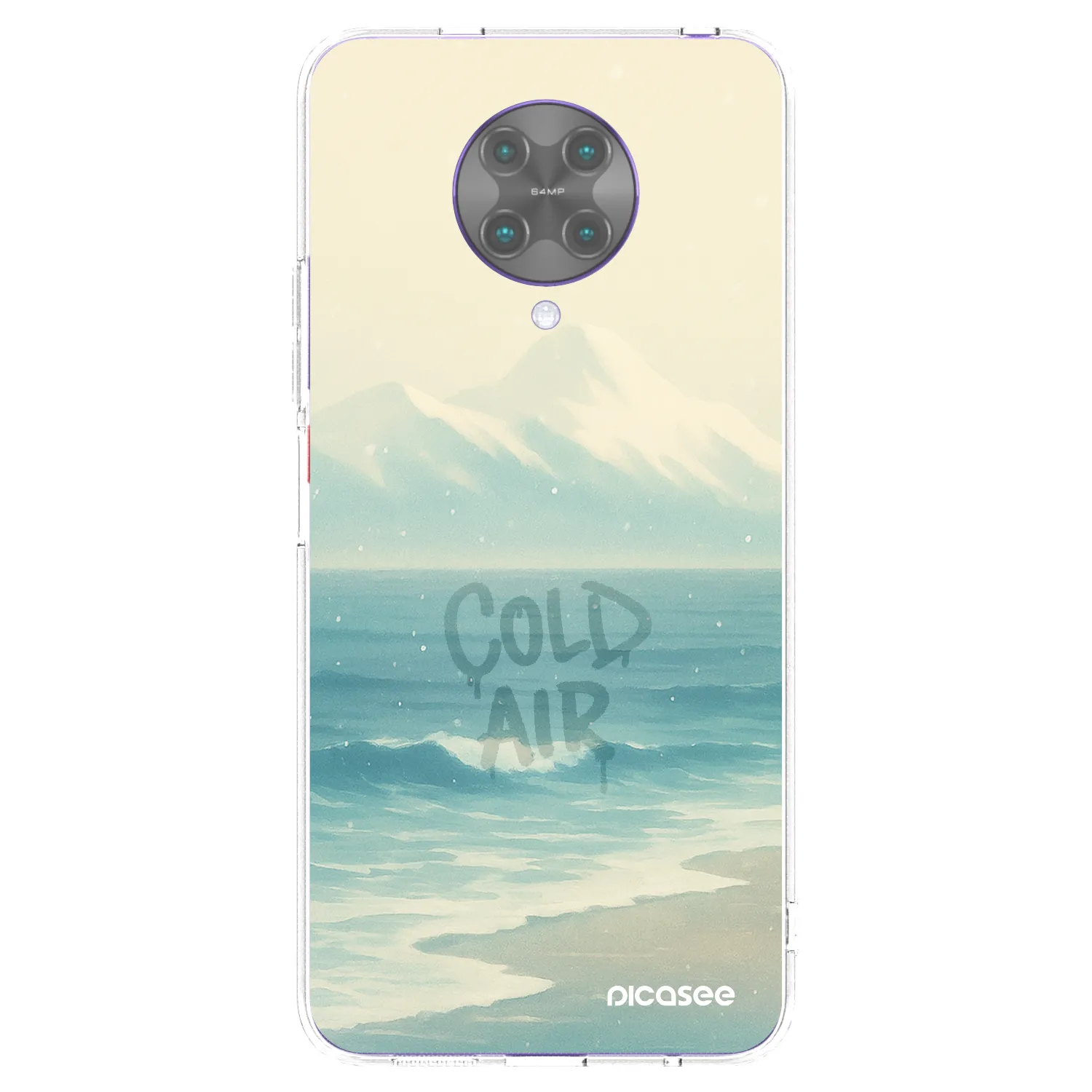 Silikónový prehľadný obal pre Xiaomi Poco F2 Pro - COLD AIR