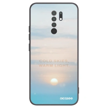 Picasee silikónový čierny obal pre Xiaomi Redmi 9 - COLD SKIES