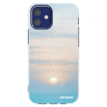 Picasee silikónový prehľadný obal pre Apple iPhone 12 mini - COLD SKIES