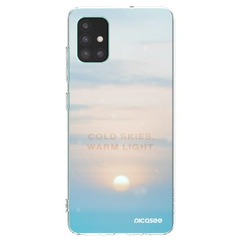 Picasee silikónový prehľadný obal pre Samsung Galaxy M51 M515F - COLD SKIES