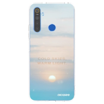 Picasee silikónový prehľadný obal pre Realme 5 - COLD SKIES