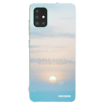 Picasee silikónový prehľadný obal pre Samsung Galaxy M31s - COLD SKIES