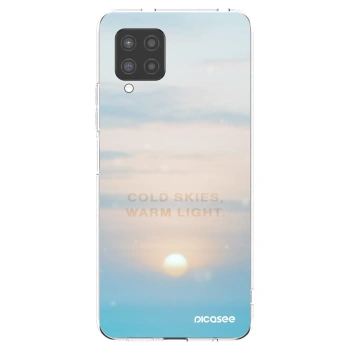 Picasee silikónový prehľadný obal pre Samsung Galaxy A42 A426B - COLD SKIES