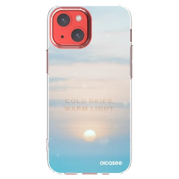 Picasee silikónový prehľadný obal pre Apple iPhone 13 mini - COLD SKIES