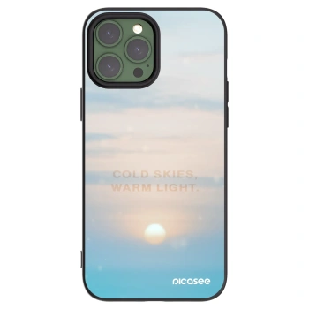 Picasee silikónový čierny obal pre Apple iPhone 13 Pro Max - COLD SKIES