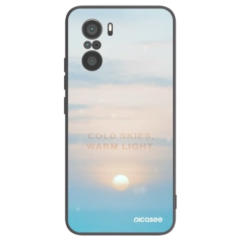 Picasee silikónový čierny obal pre Xiaomi Poco F3 - COLD SKIES