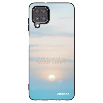 Picasee silikónový čierny obal pre Samsung Galaxy M12 M127F - COLD SKIES