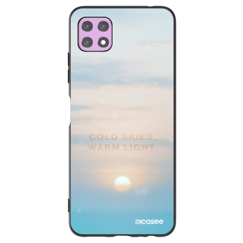 Picasee silikónový čierny obal pre Samsung Galaxy A22 A226B 5G - COLD SKIES