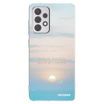 Picasee silikónový prehľadný obal pre Samsung Galaxy A52s 5G A528B - COLD SKIES