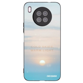 Picasee silikónový čierny obal pre Huawei Nova 8i - COLD SKIES