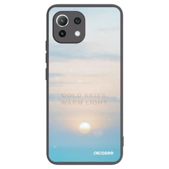 Picasee silikónový čierny obal pre Xiaomi 11 Lite 5G NE - COLD SKIES