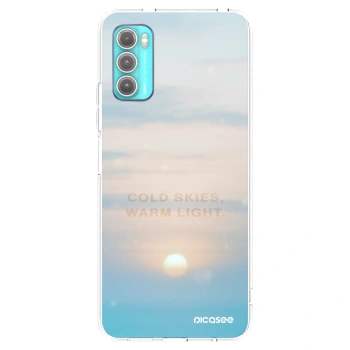 Picasee silikónový prehľadný obal pre Motorola Moto G60 - COLD SKIES