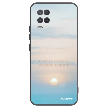 Picasee silikónový čierny obal pre Realme 8 5G - COLD SKIES