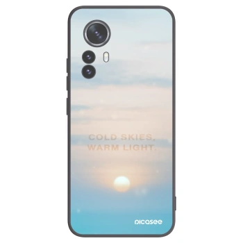 Picasee silikónový čierny obal pre Xiaomi 12 Pro - COLD SKIES