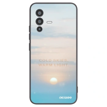 Picasee silikónový čierny obal pre Vivo V23 5G - COLD SKIES