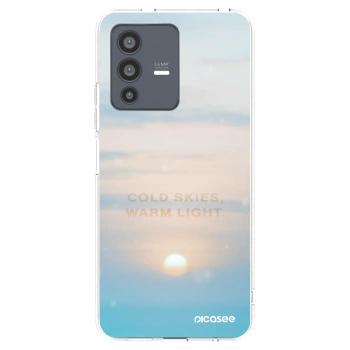 Picasee silikónový prehľadný obal pre Vivo V23 5G - COLD SKIES