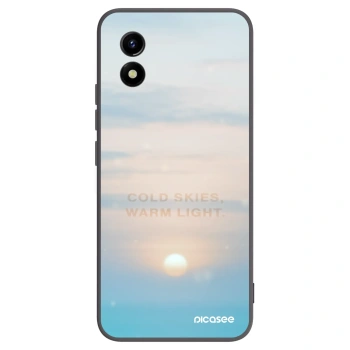 Picasee silikónový čierny obal pre Vivo Y01 - COLD SKIES