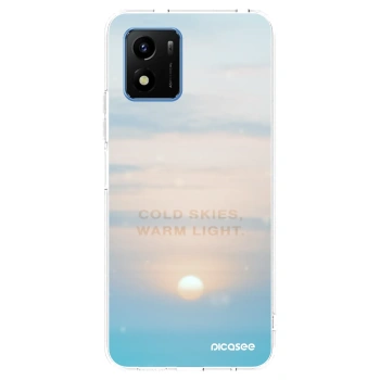 Picasee silikónový prehľadný obal pre Vivo Y01 - COLD SKIES