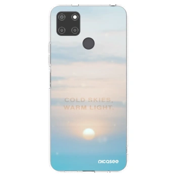 Picasee silikónový prehľadný obal pre Realme C21Y - COLD SKIES