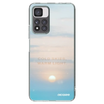 Picasee silikónový prehľadný obal pre Xiaomi Redmi Note 11 Pro+ 5G - COLD SKIES