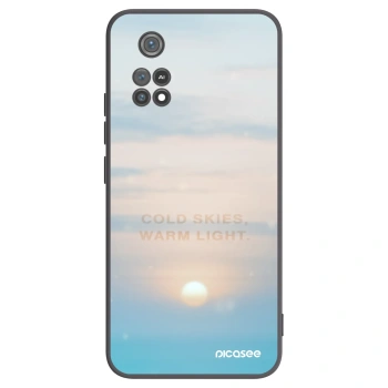 Picasee silikónový čierny obal pre Xiaomi Poco M4 Pro - COLD SKIES