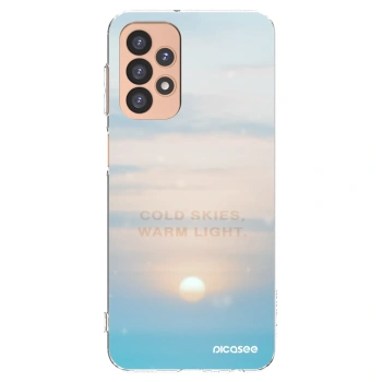 Picasee silikónový prehľadný obal pre Samsung Galaxy A23 A236B 5G - COLD SKIES