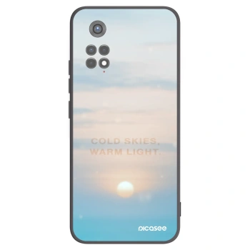 Picasee silikónový čierny obal pre Xiaomi Redmi Note 11S 5G - COLD SKIES