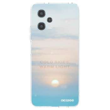 Picasee silikónový prehľadný obal pre Xiaomi Redmi Note 12 5G - COLD SKIES