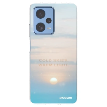 Picasee silikónový prehľadný obal pre Xiaomi Redmi Note 12 Pro 5G - COLD SKIES