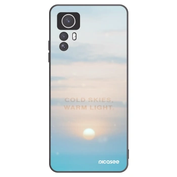 Picasee silikónový čierny obal pre Xiaomi Redmi Note 12S - COLD SKIES