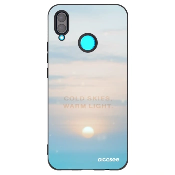 Picasee silikónový čierny obal pre Huawei Nova 3 - COLD SKIES