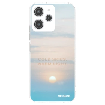 Picasee silikónový prehľadný obal pre Xiaomi Redmi 12 4G - COLD SKIES
