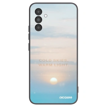 Picasee silikónový čierny obal pre Samsung Galaxy A04s A047F - COLD SKIES