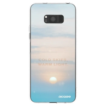 Picasee silikónový prehľadný obal pre Samsung Galaxy S8 G950F - COLD SKIES