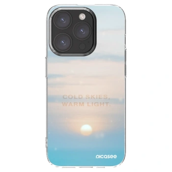 Picasee silikónový prehľadný obal pre Apple iPhone 15 Pro - COLD SKIES