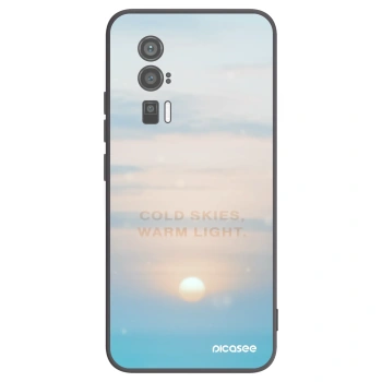 Picasee silikónový čierny obal pre Xiaomi Poco F5 Pro 5G - COLD SKIES